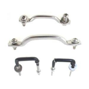 For Jeep Wrangler (YJ) Windshield Hardware 1987-1995 | Tie Down Kit | Stainless | Direct Fit