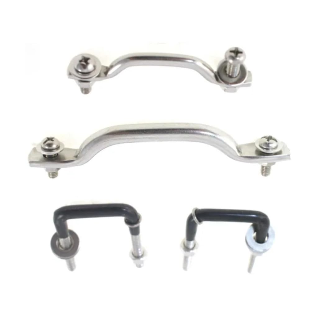 For Jeep Wrangler (YJ) Windshield Hardware 1987-1995 | Tie Down Kit | Stainless | Direct Fit