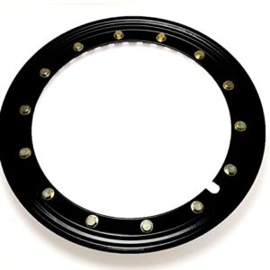 BILLET4X4 16 inch Black Simulated Beadlock Ring - Single