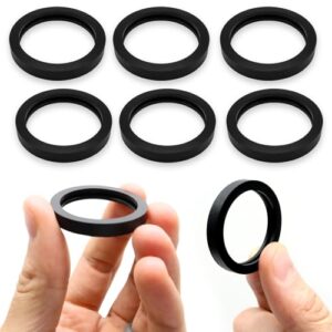 (6 Pack) Gas Can Spout Gasket Seals - Rubber Replacement Gasoline/Fuel Jug Washer Seals (Upgraded Version, Compatible with Ethanol, Stabilizer, etc)
