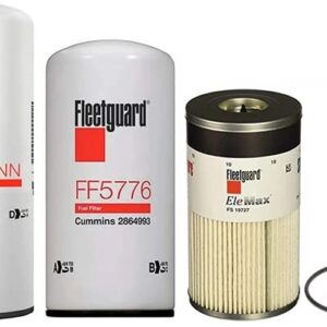 Genuine Fleetguard - Cummins Filtration Maintenance Filters Kit For Cummins (LF14000NN - FF5776 - FS19727)