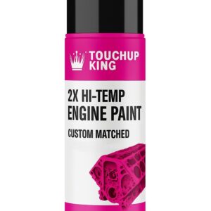 TOUCHUP KING 2K High Temp Engine Pink Paint Aerosol Can Gloss Finish, Durable & Heat Resistant – Perfect for Valve Covers, Calipers, and Engine Parts