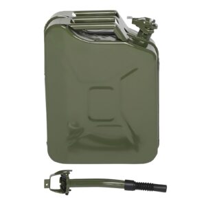 5 Gallon Metal Storage Jar, Versatile Liquid Container for Cars, Trucks, Durable 5 Gallon Metal Jar for Automotive Equipment, Spout & Handle Include