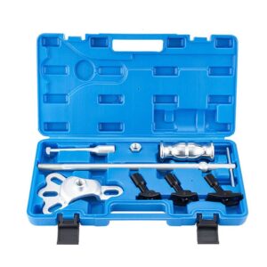 Alltooetools Rear Axle Bearing Remove Puller Tool Kit Bearing Remover Set with Slide Hammer Yoke and 3 Adapters, 1" to 2-7/8" IDs
