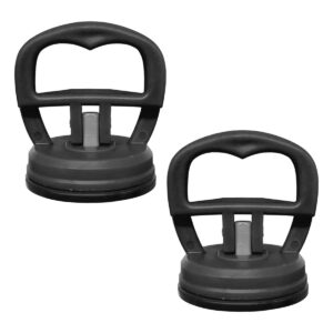 ZIMISI 2PCS Car Dent Puller, Suction Cup Dent Puller Kit with Handle Lifter, Car Dent Remover Tool, Vehicle Body Repair Tool for Glass and Tiles Lifting, and Objects Moving (Black)