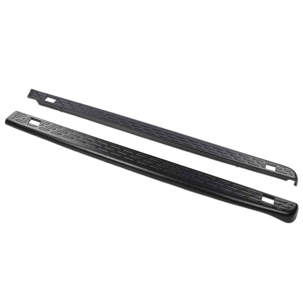 CHEDA Ultimate Black Bed Rail Caps Compatible with 2007 2008 2009 2010 2011 2012 2013 2014 Chevy Silverado Sierra 6'6" Bed
