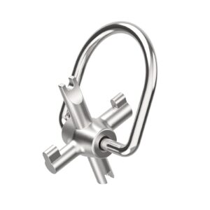 Xinxinlin HVAC Locking Caps Key for 410A and R22 Refrigerant Safety Caps, for Installation and Removal of Locking Caps Used, Tamper Resistant Key Tool