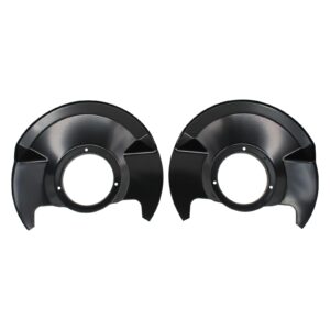 Roneeson Front Left and Right Side Brake Dust Shield for Honda Civic 1993-2005, Civic del Sol VTEC 1994-1997