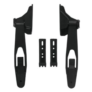 Hood Latch with Catch Bracket Compatible with Freightliner Columbia 2003-2008 Accessories Parts Replaces A17-15553-000/ A17-15553-001 Hoods Left Right Hoods Pair