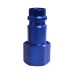 Mastercool 69843-29-04 R1234yf Low-Side Tank Adapter – 1/2" Acme Female Left-Hand to 14 mm Low-Side R1234yf Coupler Interface – for Automotive A/C Recovery Tanks