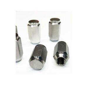 MIGHTY FASTENERS Acorn Lug Nuts, 1/2"-20 Thread, 304 Stainless Steel, Electropolished for Improved Corrosion Resistance - Ideal for Trailer Wheels - 10 Units