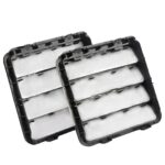 Body Side Aperture Exhauster Cab Vents Compatible with Jeep Dodge Ram 1500 2500 3500 Cab Rear Air Pressure Cabin Vents Replaces# 68323649AB (2Pcs)