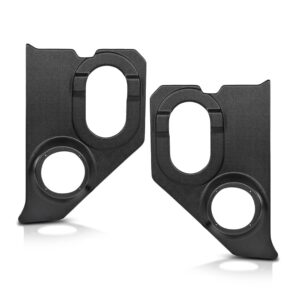 ANDPLAY Interior Kick Panels with 6" Speaker Holes Compatible with Chevy GMC C10 Pickup Suburban 1960 1961 1962 1963 1964 1965 1966 Black