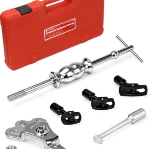 limontek 8 Piece Slide Hammer Puller and Rear Axle Bearing Removal Tool, Axle Seal and Bearing Remover Set with Slide Hammer Yoke and 3 Rear Axle Puller Adapters