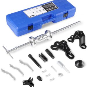 Orion Motor Tech 9-Way Slide Hammer Puller Set, Front Wheel Hub Bearing Remover & Rear Wheel Axle Hub Dent Shaft Puller Tool Kit
