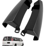 Roof Molding Rear Exterior Fit for Chevy Chevrolet Express GMC Savana 2003-2023 Replace 15215525 15215527, 1 Pair LH ＆ RH Panel Applique Molding