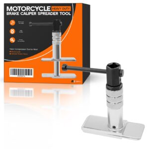 Rogierra Heavy Duty Motorcycle Brake Caliper Spreader Tool – Piston Compression Tool for Most Motorcycle & Vehicle Brake Discs – Compatible with Hydraulic Disc Brake Systems