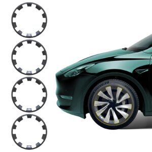 for Tesla Model Y Juniper 20" 2024-2026 Wheel Rim Protector Hubcaps Helix Wheels Rim Guard Cover Tire Trim Rings ABS All-in-One Easy to Install 4Pcs Model YJuniper Accessories