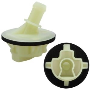 FUSCH 2PCS Improved Sunroof Drain Hose Plugs Compatible with Infiniti G37 G35 Q60 Q70 M35H M37 M56 FX35 EX35 and Nissan Altima Murano Rogue Pathfinder, Sunroof Drain Hose Grommet Replace# 74816-JU40B