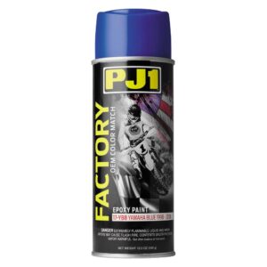PJ1 Factory Yamaha Blue Color Match Spray Paint | For Years '98-'06 | 12 oz. | Revives Faded Color Surface with Glossy Finish