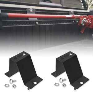 High Lift Jack Mounting Bracket Compatible with Toyota Tacoma, Bed Rail Rack System Jack Holder, Heavy Duty Steel Off-Road Accessory, Easy Bolt-On Installation