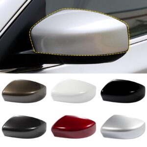Goholy Door Side Rearview Mirror Cover Compatible With Nissan Sentra 2013 2014 2015 2016 2017 2018 2019 Housing Rearview Mirror Protective Cover Red Left Side