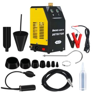 Csttler Automotive Smoke Machine with Built-in Air Pump & Compressor Motor – 12V DC EVAP Smoke Machine for Cars, Motorcycles, Trucks, Boats & ATVs