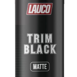 LAUCO Trim Black Matte Automotive Spray Paint – 13 oz Aerosol Can for Plastic, Aluminum, Steel & Stainless Steel Trim – Durable OEM-Style Finish- 57071