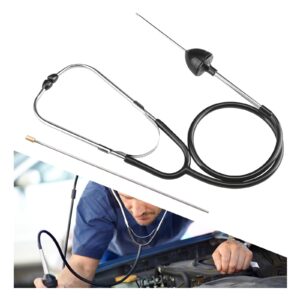 Rdxcv Car Mechanic Stethoscope, Professional Auto Engine Sensitive Hearing Tool with Extended Probe, Automotive Precision Stethoscope Diagnostic Tool for Cars Trucks Motorcycles