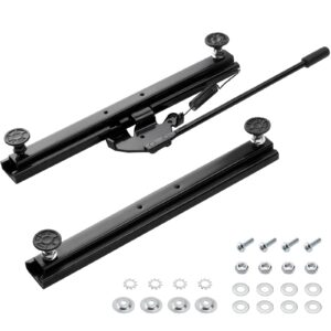 Racewill Seat Slider Kit with Hardware - Fits Go Kart, Go Cart, Bucket Seats - Universal