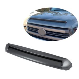 Kojem Hood Bulge Molding Compatible with 2014-2021 Toyota Tundra Front Upper Grille Gray Hood Scoop