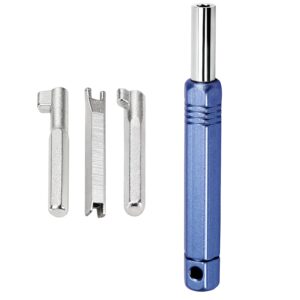 Universal Refrigerant Locking Cap Key Tool – Multi-Key HVAC Tool Kit for AC Refrigerant Locking Caps, Wrench & Removal/Installation Key for 410A & R22 Safety Caps