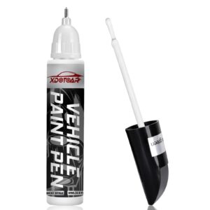 White Car Paint Touch Up Pen, Color Accurate Touch Up Paint for Cars, Professional Automotive Scratch Repair, Lasting Auto Scratch Remover, Fast Dry, Easy to Use, Safe and Washable, Versatile Use