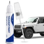 Bright White(PW7/GW7) Touch Up Paint for JEEP-Exact Match–Chips and Nicks Paint Pen of Car Scratch Repair Kit for Wrangler-JK/Commander/Compass/Grand-Cherokee/Liberty/Patriot/Renegade