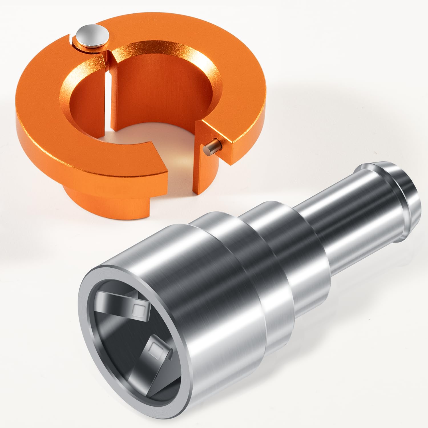 39190 Heater Hose Quick Disconnect Tool & 800-409HP Heater Core Coolant Hose Connector Compatible with GM Chevy GMC Cadillac Inlet/Outlet 3/4In Tube x 5/8In Hose (39190 & 800-409HP)