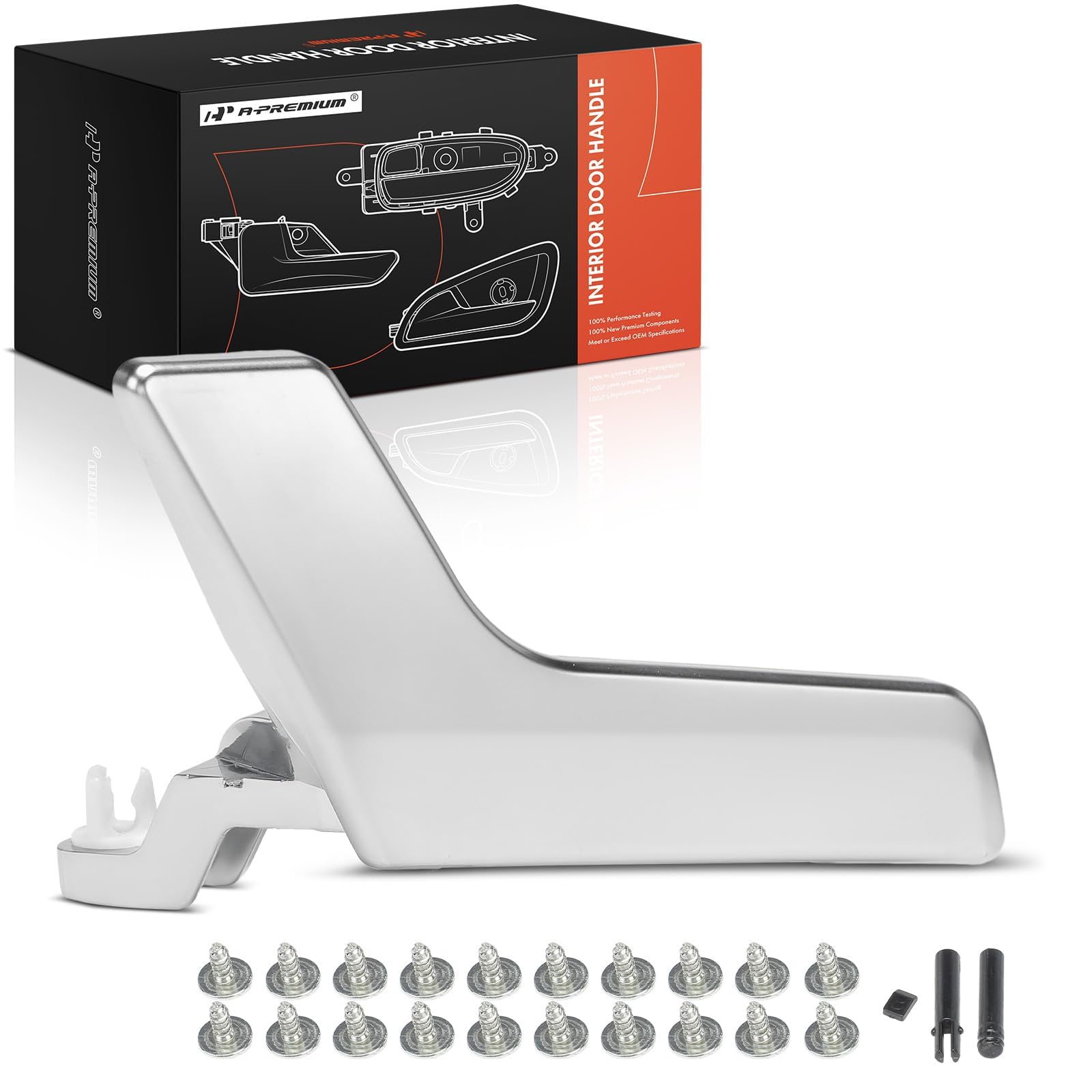 A-Premium Interior Door Handle Repair Kit Front or Rear Left Driver Side - Compatible with 2008-2015 Mercedes-Benz W204 X204 Series C230 C250 C300 C350 C400 C63 AMG C63 AMG S GLK250 GLK350