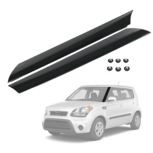 A-Pillar Windshield Molding Trim Kit Outer Trim Set Replacement for Kia Soul 2010 2011 2012 2013 (Left & Right) 86180-2K500,86170-2K500
