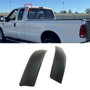 PFRREOR 2PCS Roof Corner Molding for Ford Super Duty Upgraded Extended Cab F250 F350 F450 F550 1999-2007 1C3Z-2851729-AAPTM 1C3Z-2851728-AAPTM Can’t Fit Regular Cab Crew Cab