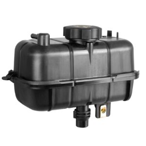 Engine Coolant Reservoir Tank Recovery Bottle with Cap Compatible with Wrangler 2018 2019 2020 2021 2022 2023 2024 2.0L L4 Replace for 68364312AA 68364312AB 68364312AC