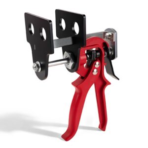 Cupbunny Brake Caliper Compression Tool, 4 Piston Brake Caliper Tool for Single/Twin/Quad Piston Calipers, 29100 Brake Pad Spreader Compatible with Most Cars and Light Trucks (Red)