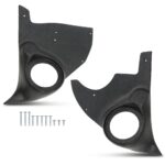 CROSSDESIGN Speaker Kick Panels Pair Compatible with 1973-1987 Chevy and GMC Pickup Trucks,Jimmy,Blazer,Suburban and Crew Cabs