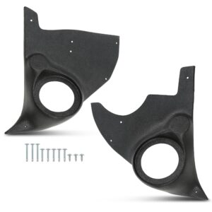 CROSSDESIGN Speaker Kick Panels Pair Compatible with 1973-1987 Chevy and GMC Pickup Trucks,Jimmy,Blazer,Suburban and Crew Cabs