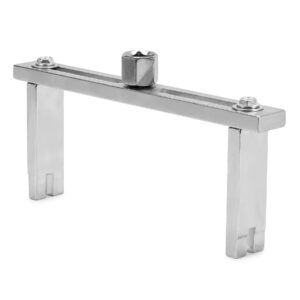 AUPREX Fuel Pump Removal Tool, Adjustable Double Contact Fuel Pump Lock Ring Tool with 3/8” to 1/2” Drive Compatible with BMW,Mercedes-Benz,Volkswagen,Audi Fuel Tank Lids Removal/Installation