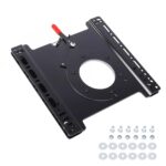ASDJAKZP Swivel Seat Mount, 360° Rotation Driver Side Seat Swivel, Heavy Duty Rust Proof Seat Swivel Base Mount Plate Fit for Transit Sprinter Promaster, Enhance Your Seating Comfort