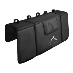 Himal Outdoors Tailgate Pad for Mountain Bike, Tailgate Protection Pad with Tool Pockets, Fits Most Truck Carries Up to 5 Bikes