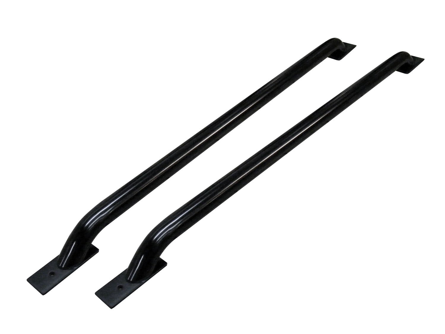 Go Rhino Stake Pocket Bed Rails | Mild Steel, Black | 8248B | Fits 1997-2024 Ford F-150 w/ 6.5' Bed; 1999-2016 Ford F-250, F-350 Super Duty w/ 6.5' Short Bed