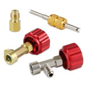 Lichamp R134a Can Tap, Automotive Self Sealing and Puncture AC Freon Can Tap 134a Adapter Fittings, TA02