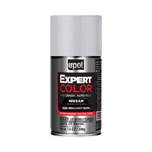 U-POL Expert Color, For Nissan K23, Automotive Spray Paint, Professional Grade, Long-Lasting, Easy-To-Use, Brilliant Silver