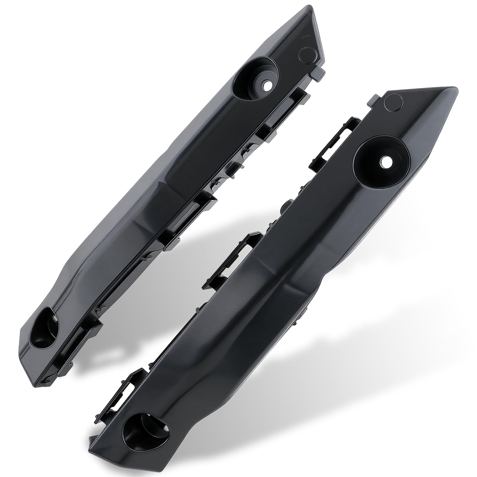 CARBBIA TO1032121 TO1033121 Front Bumper Bracket Driver & Passenger Side Bumper Fender Bracket Retainer Compatible with Toyota Camry 2015 2016 2017 52535-06190 52536-06190