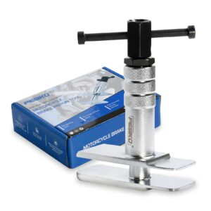 PESIKO Heavy Duty Motorcycle Brake Caliper Spreader Tool - Compression Tool for Most Vehicle Brake Discs